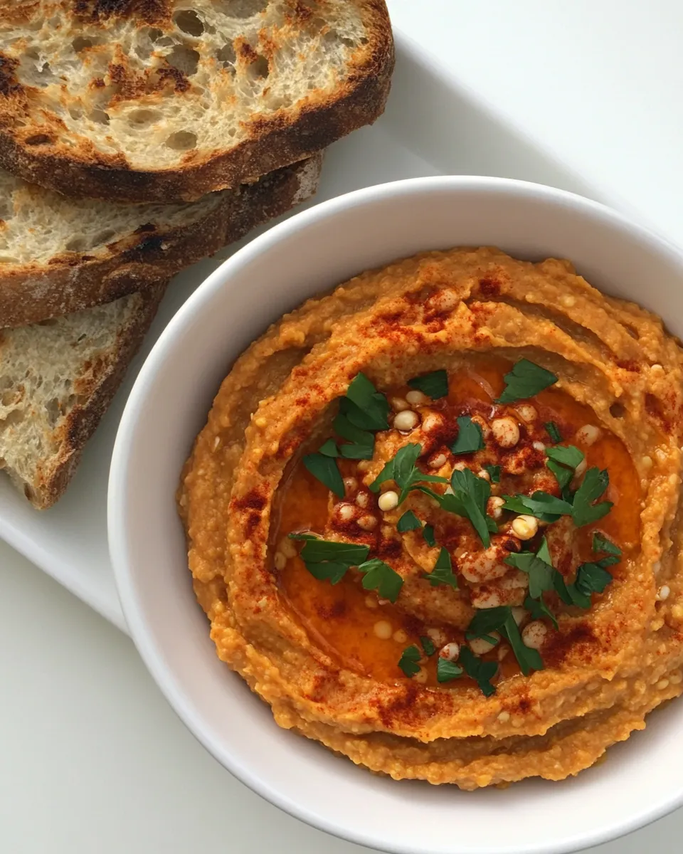 Homemade Spicy Red Lentil Spread recipe photo