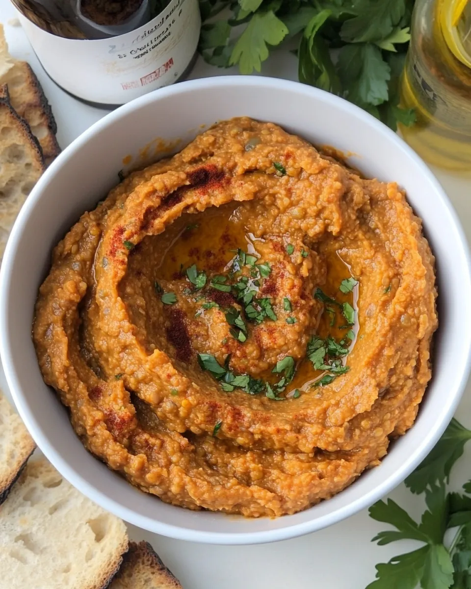 Delicious Spicy Red Lentil Spread dish photo