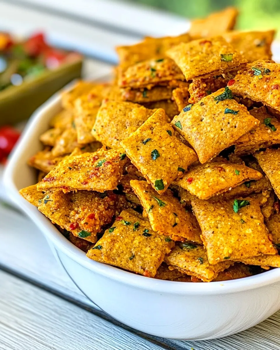 Easy Spicy Snack Crackers recipe photo