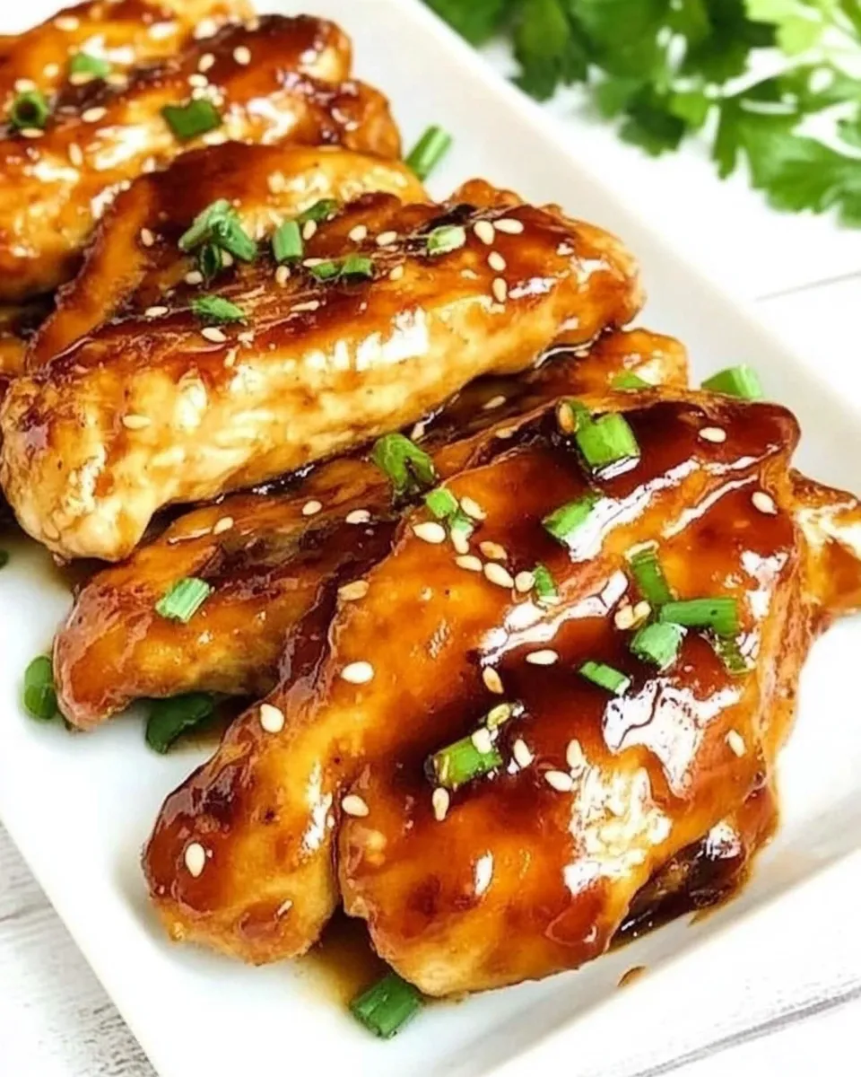 Quick Sticky Asian Chicken Recipe shot