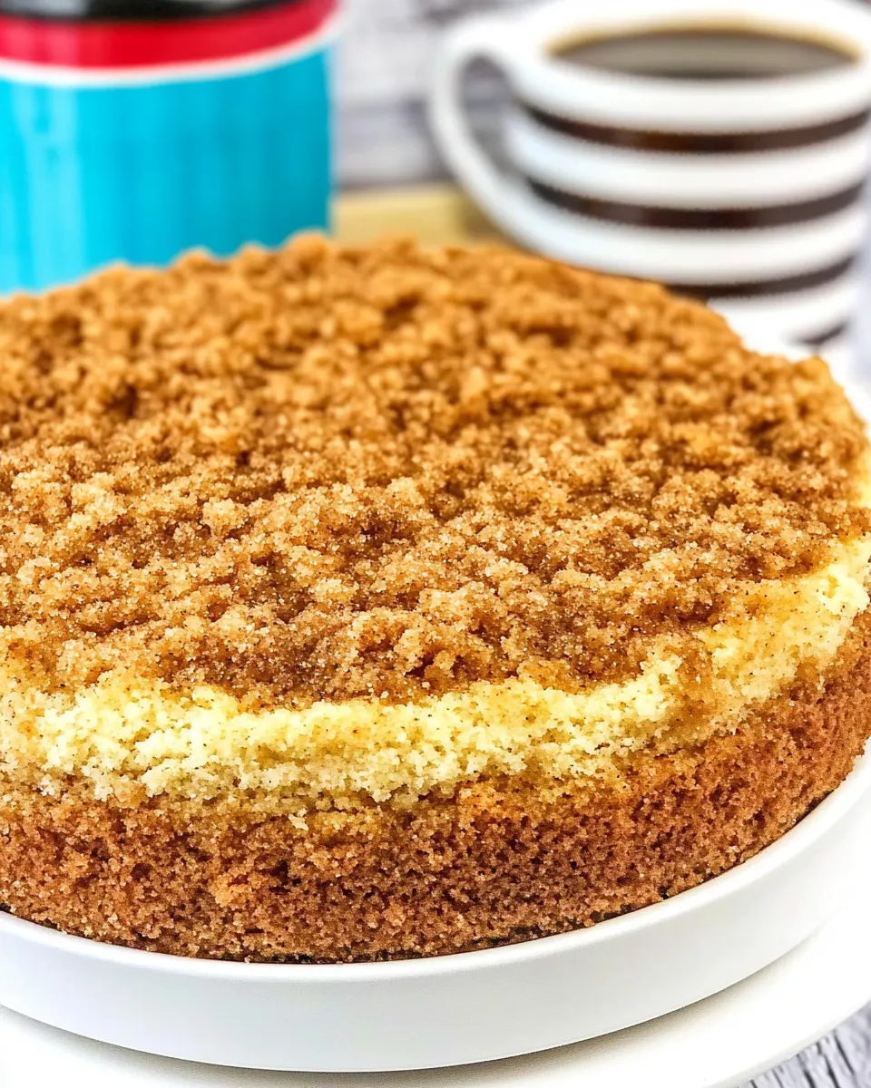 Easy Streusel Coffee Cake Recipe shot