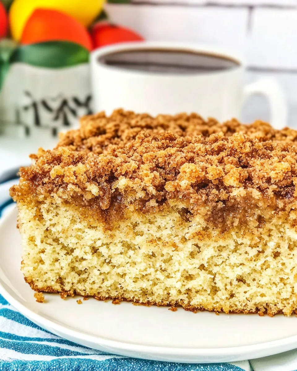 Delicious Streusel Coffee Cake Recipe dish photo