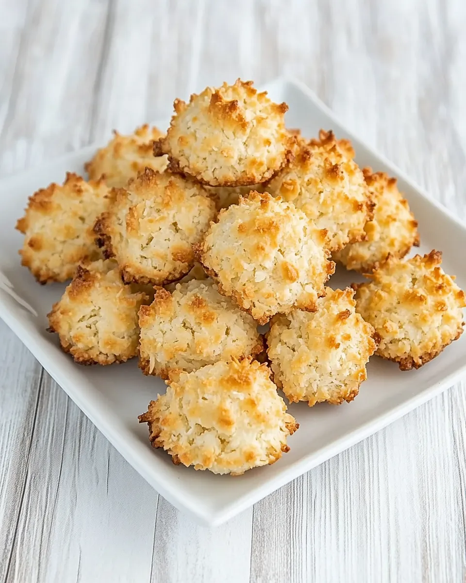 Easy Sugar-Free Coconut Macaroons recipe photo