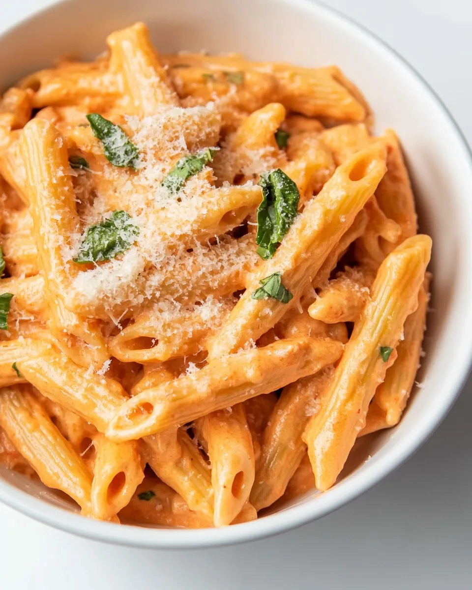 Classic Super Easy Creamy Tomato Pasta recipe photo