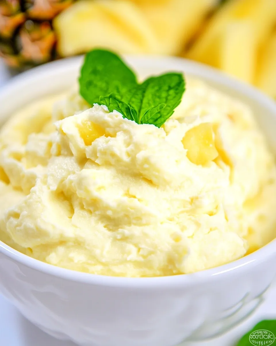 Quick Sweet Pineapple Cream Cheese Dip shot