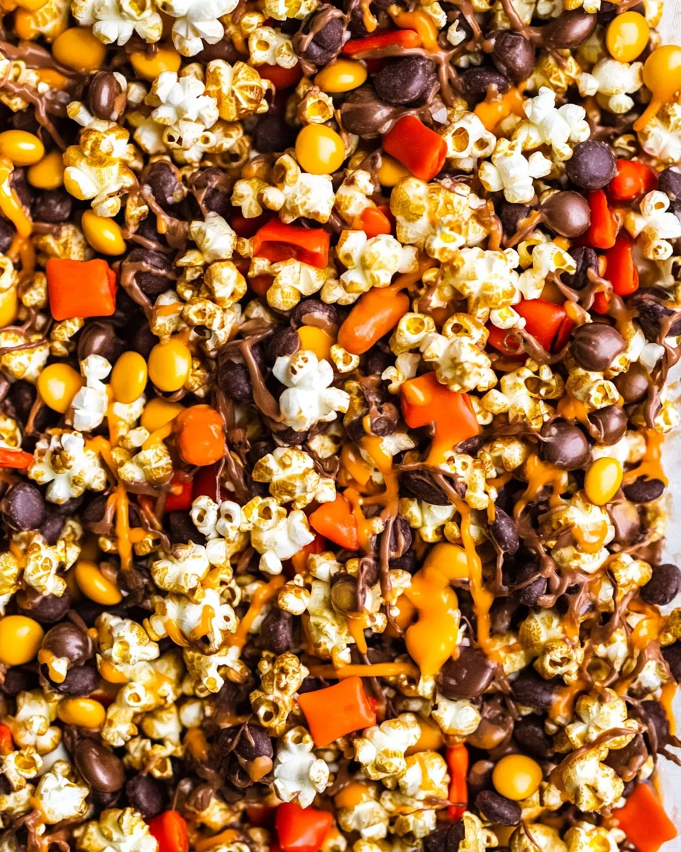 Homemade Sweet and Salty Popcorn Snack Mix photo