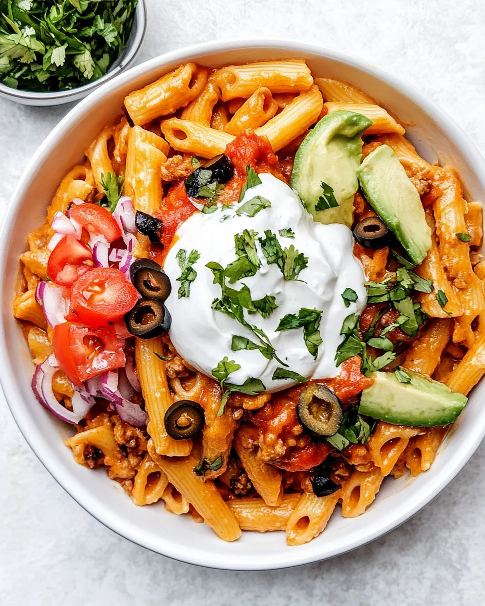 Delicious Taco Pasta recipe photo