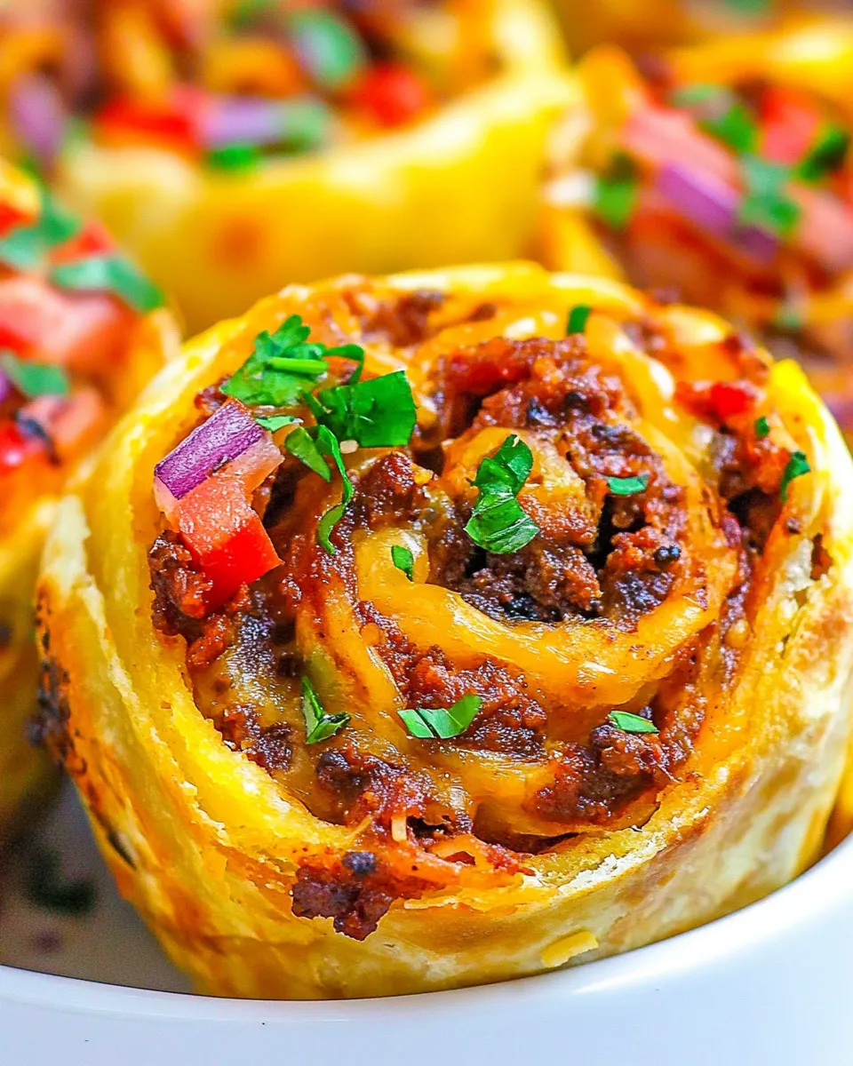 Delicious Taco Pinwheels image