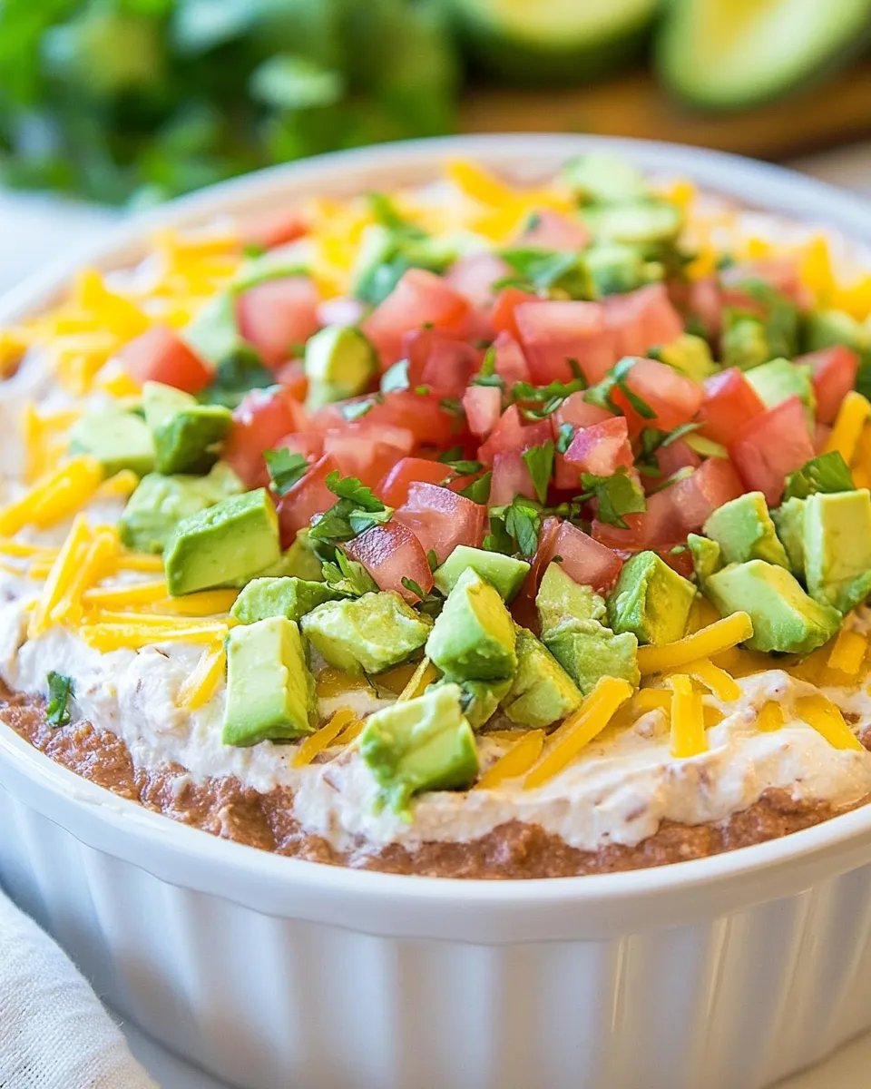 Homemade Taco Salad Dip Recipe photo
