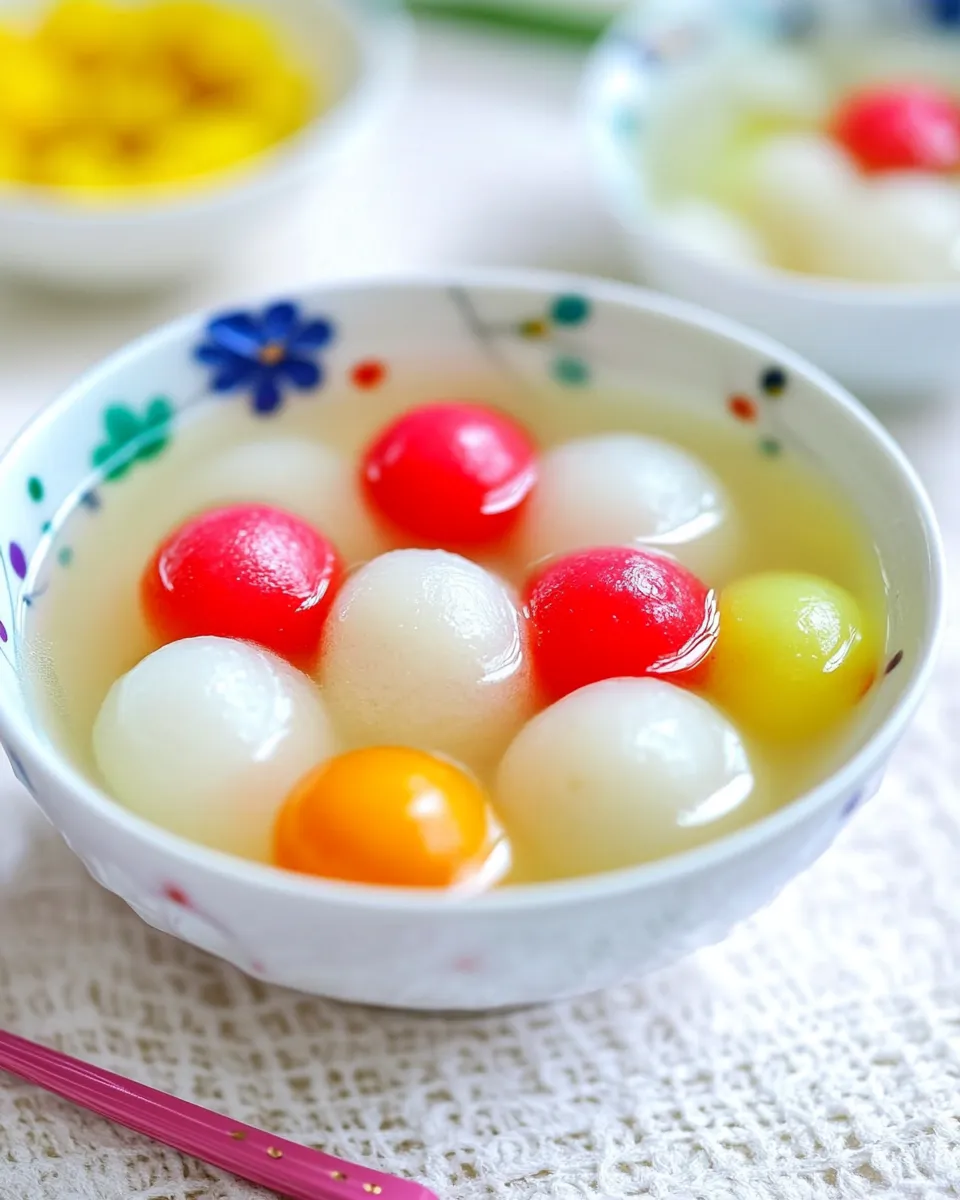 Delicious Tang Yuan Recipe shot