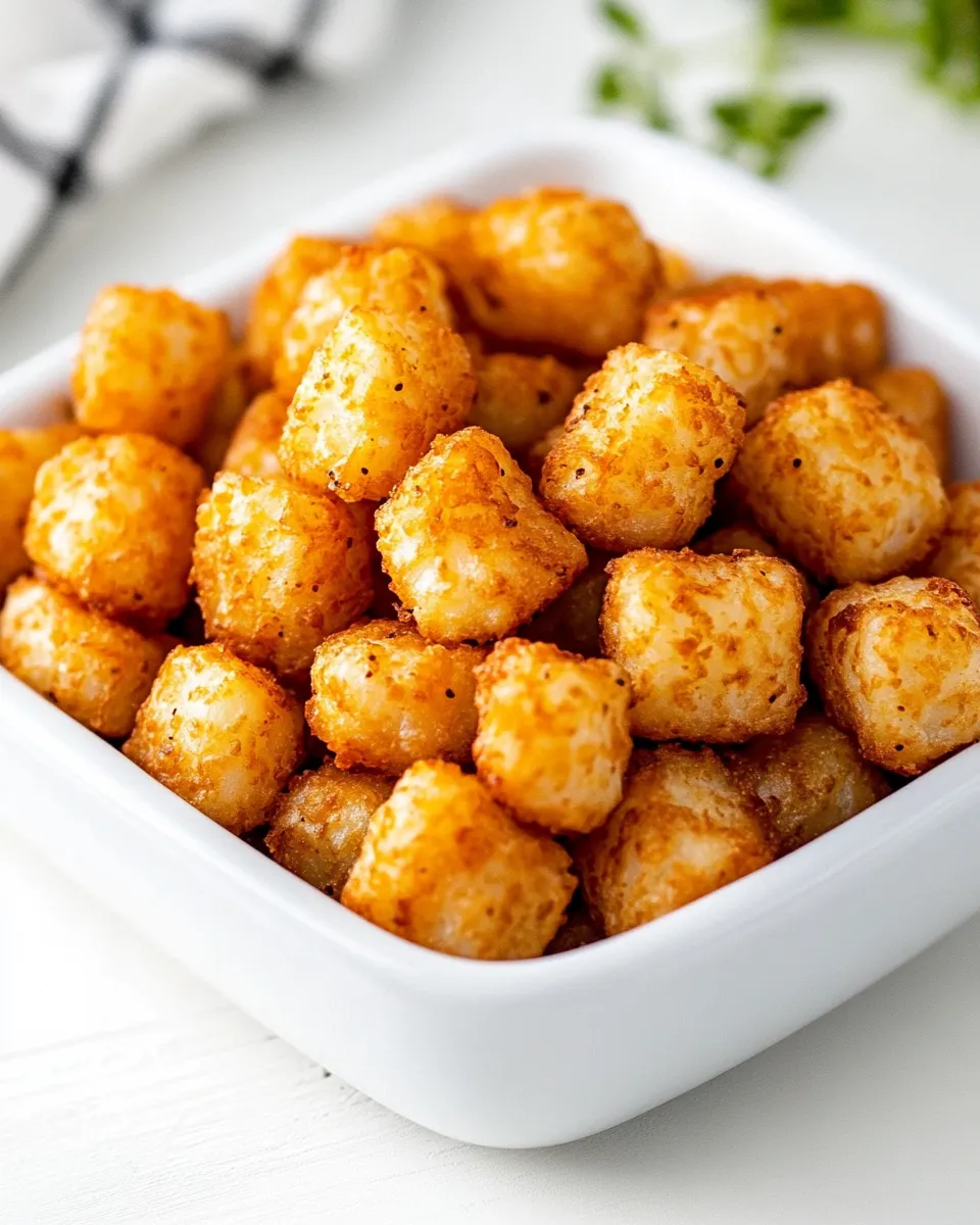 Quick Tater Tots in Air Fryer shot