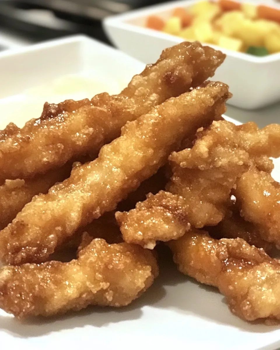 Easy Tempura Chicken Fingers photo