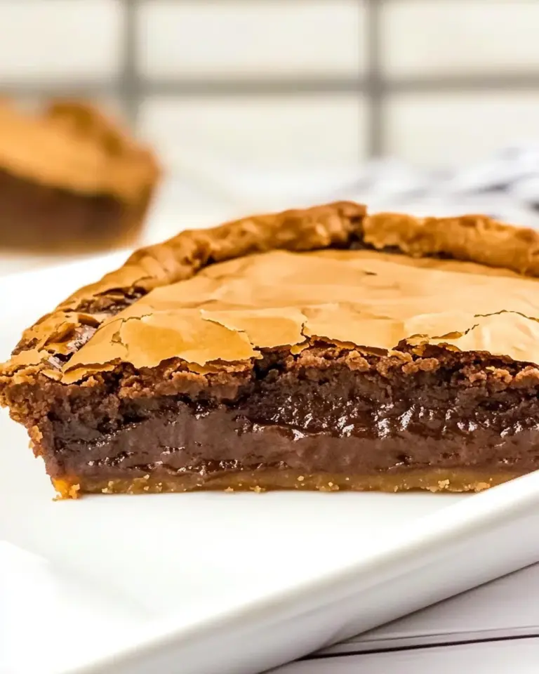 Homemade The BEST Brownie Pie photo