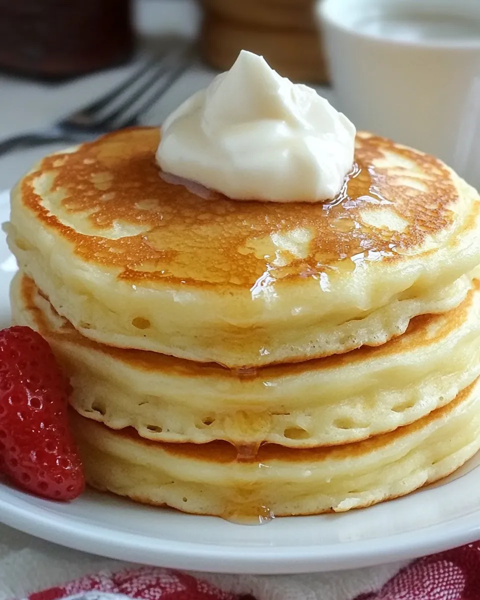 Easy The BEST Fluffy Buttermilk Pancakes recipe photo