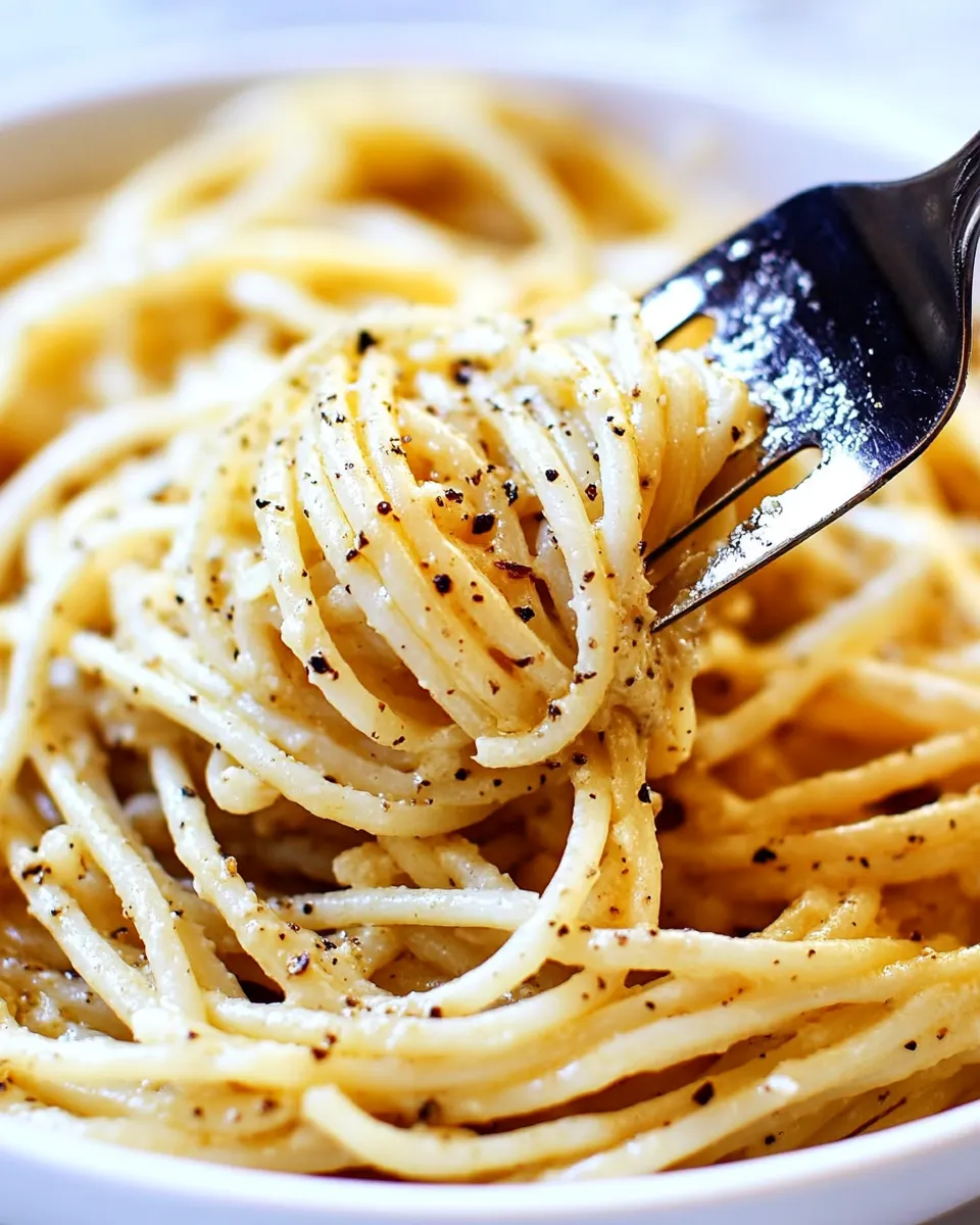 Delicious The Best Cacio e Pepe Recipe dish photo
