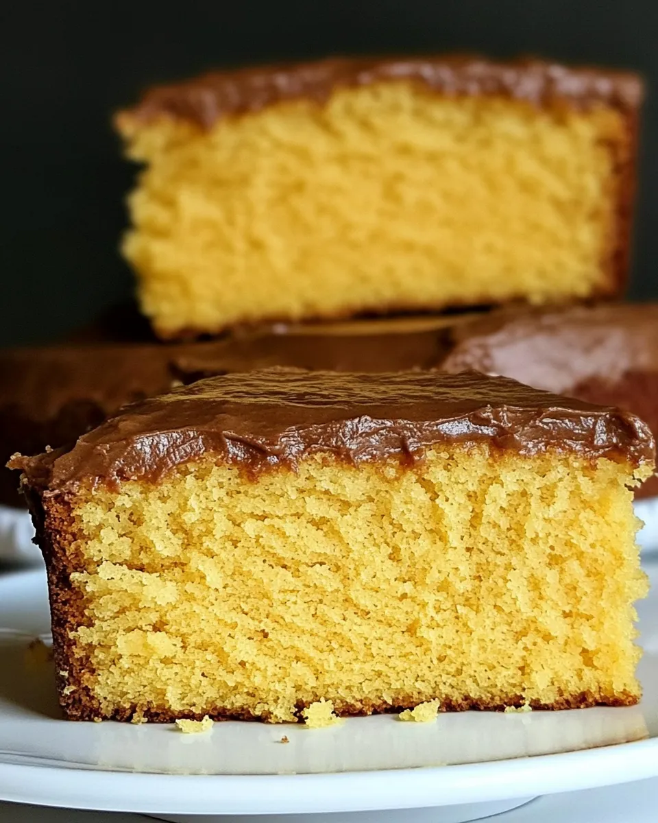 Easy The Best Classic Yellow Cake Recipe shot