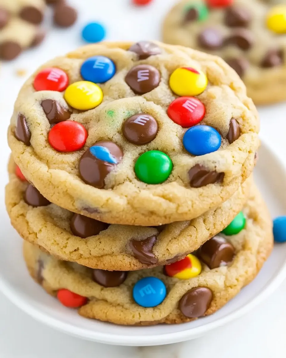 Delicious The Best Soft and Chewy M&MS Cookies image