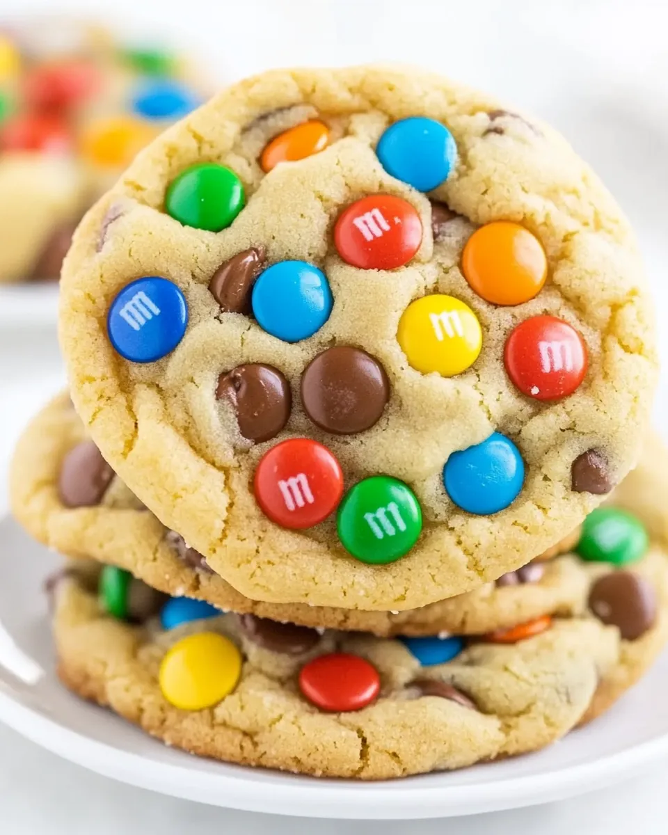 Classic The Best Soft and Chewy M&MS Cookies shot