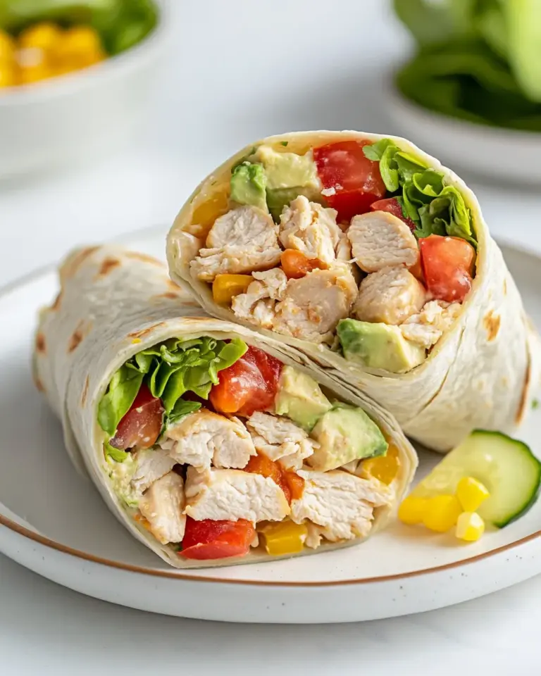 Homemade The Ultimate Chicken Wrap Recipe photo
