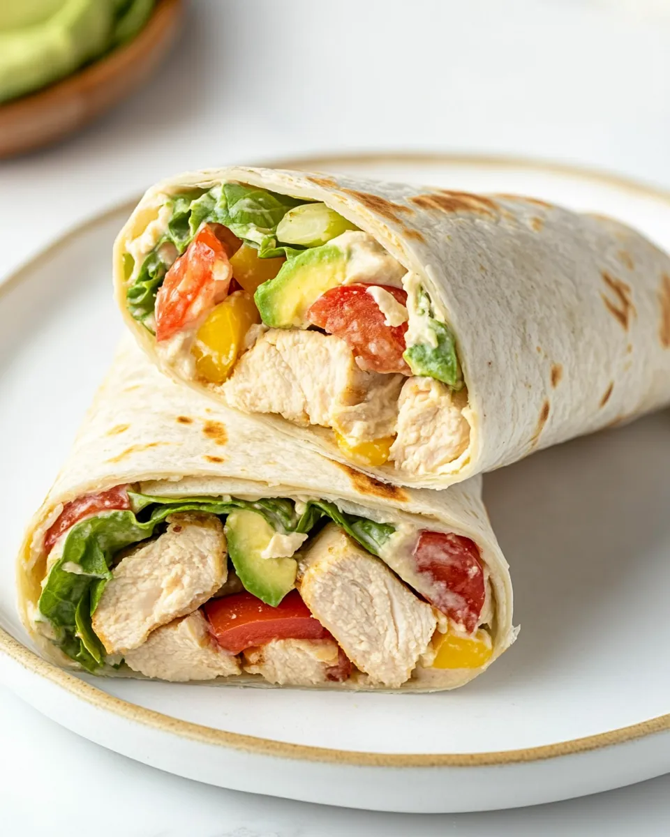 Easy The Ultimate Chicken Wrap Recipe shot