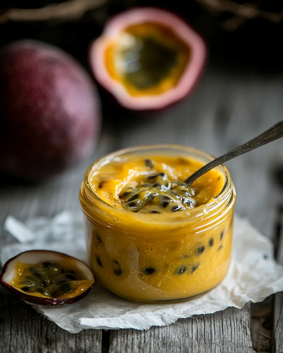 Quick The best easy passion fruit curd dish photo