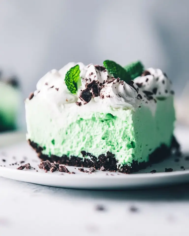 Homemade Thin Mint Cheesecake photo