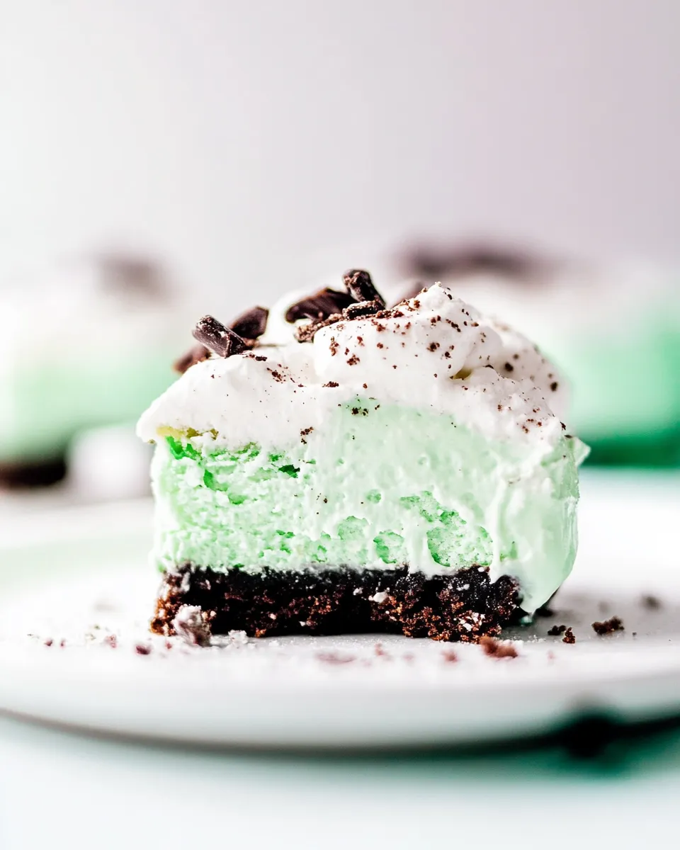 Delicious Thin Mint Cheesecake shot