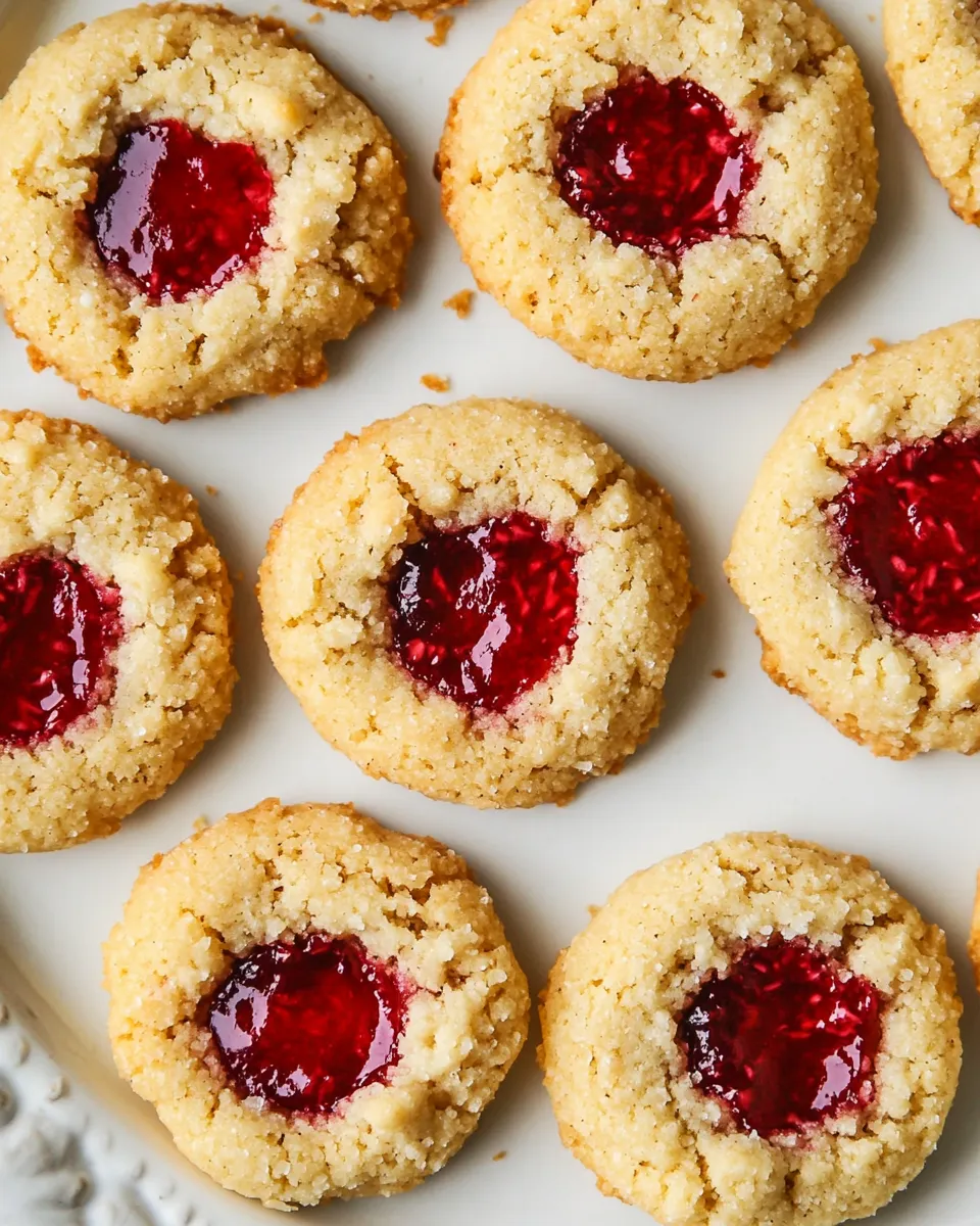 Easy Thumbprint Cookies Recipe shot