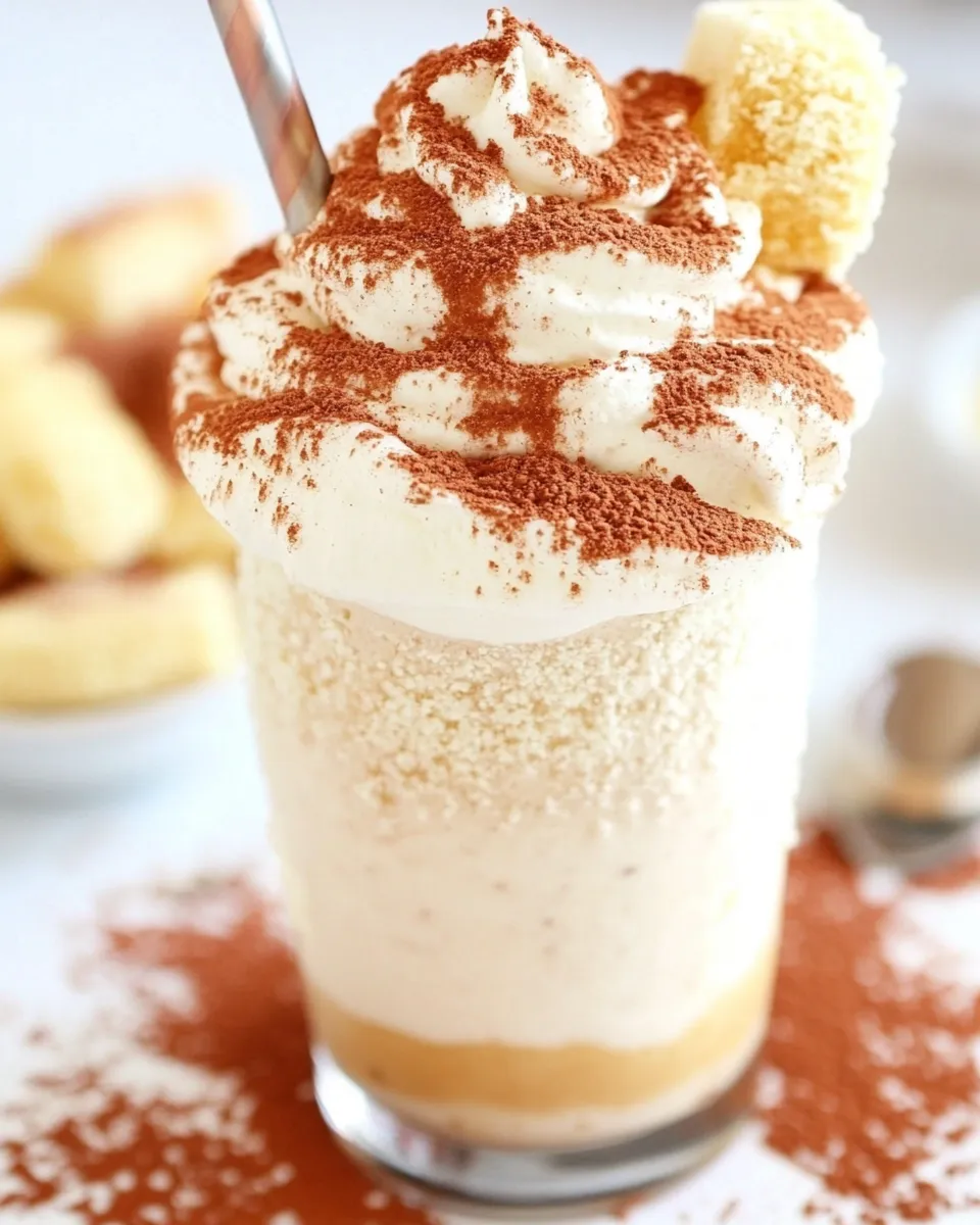 Delicious Tiramisu Milkshake Recipe dish photo