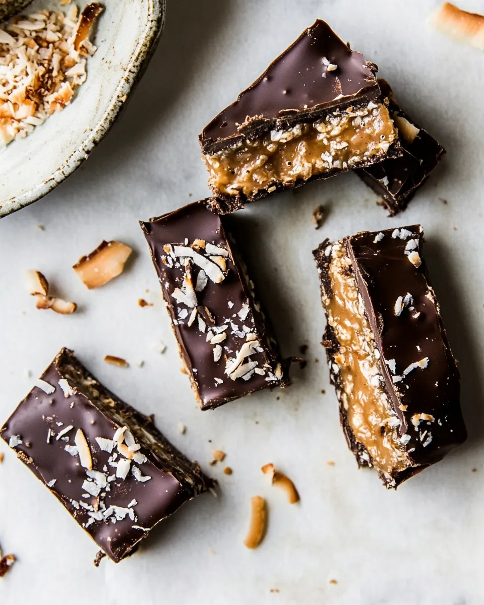 Perfect Toasted Coconut Chocolate Bars. picture