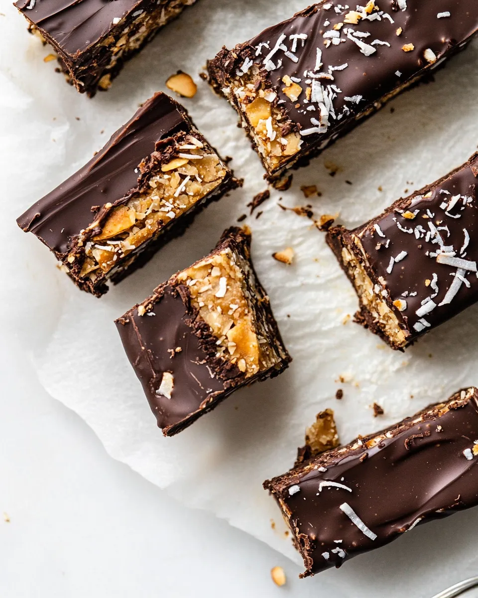 Fresh Toasted Coconut Chocolate Bars. picture