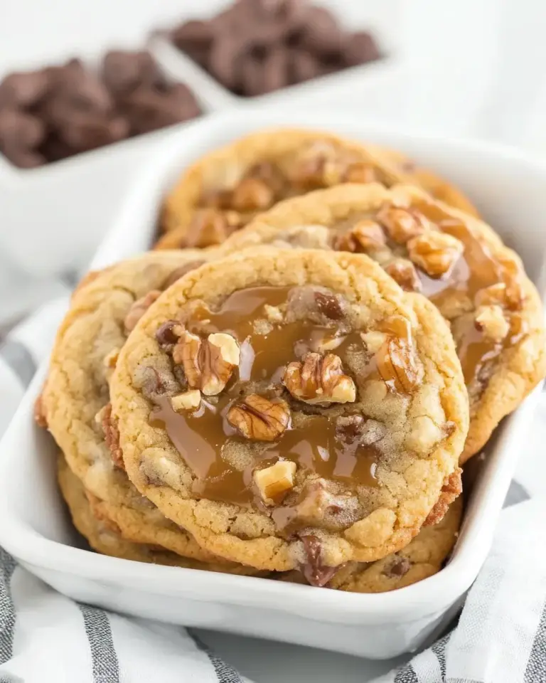 Homemade Toffee Cookies with Walnuts photo