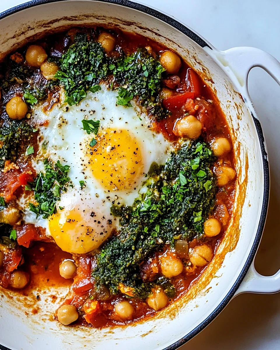 Classic Tomato and Chickpea Shakshuka image