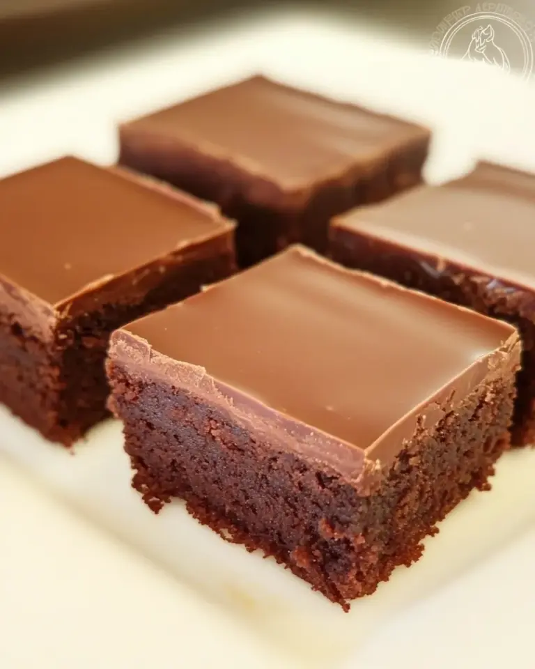 Easy Truffle Brownies with Chocolate Ganache photo