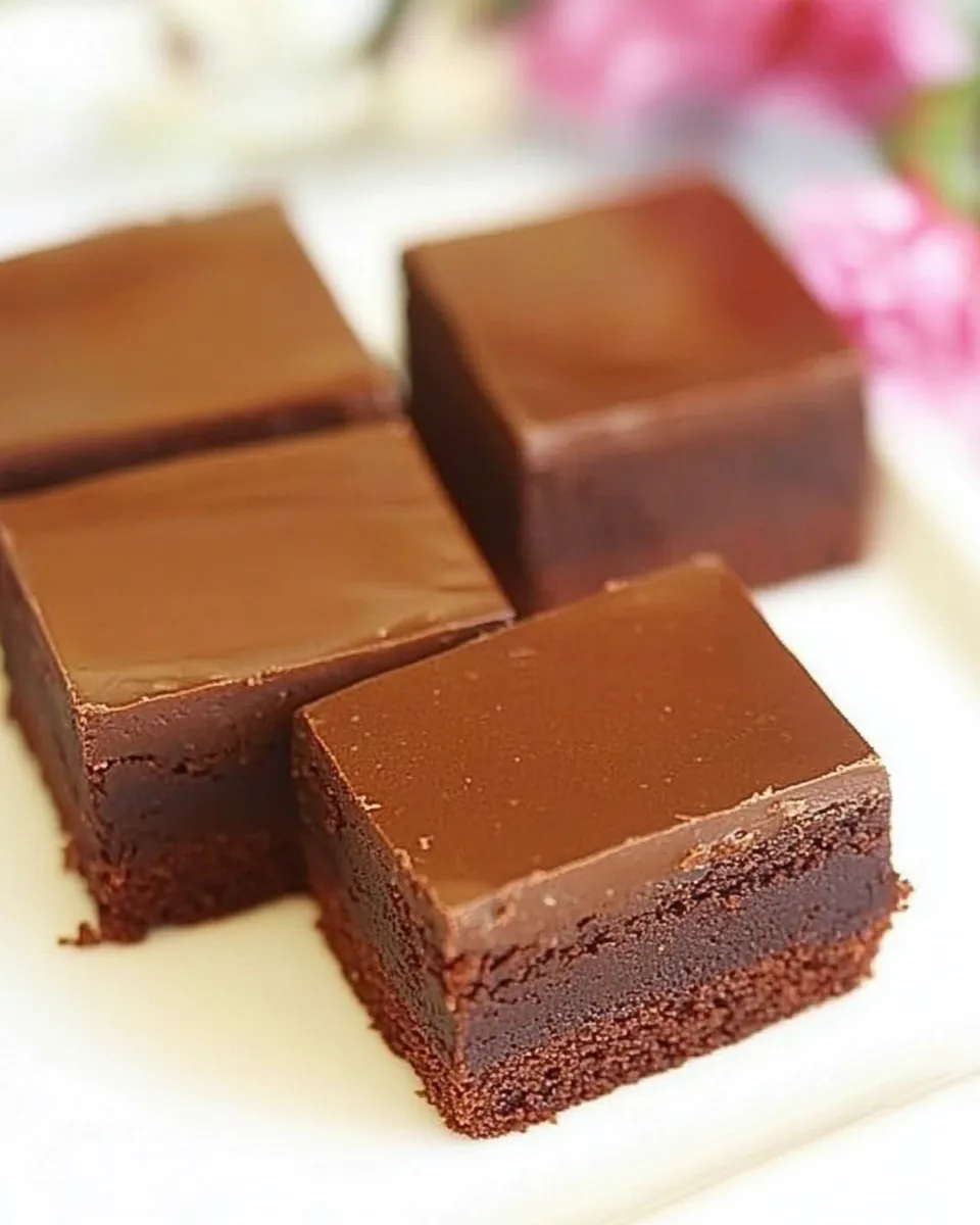 Best Truffle Brownies with Chocolate Ganache recipe photo