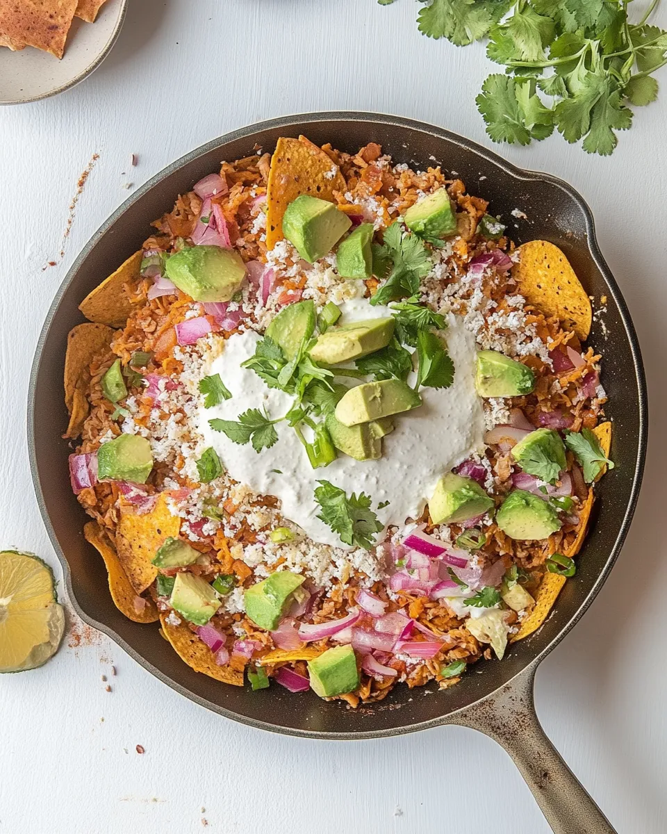 Sweet Turkey Taco Nacho Skillet. recipe photo