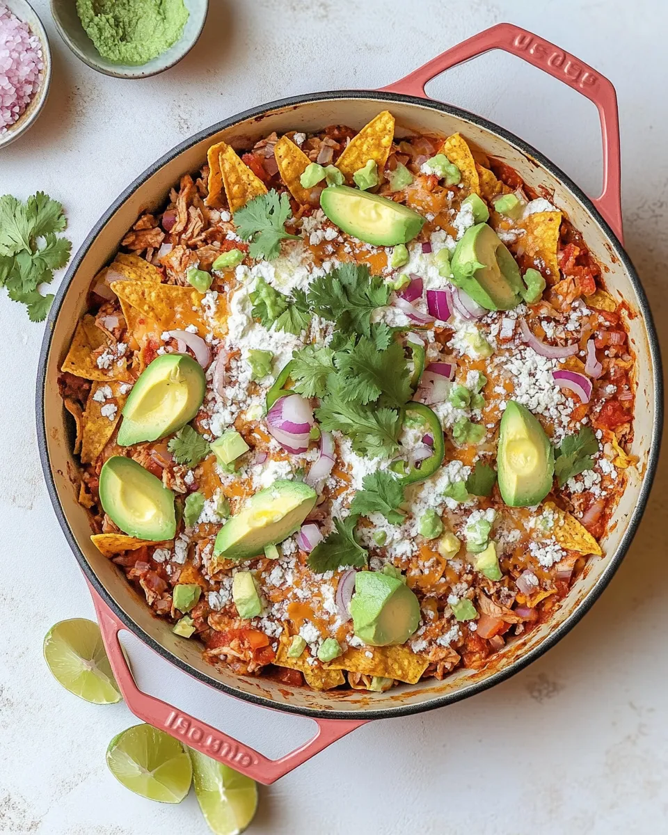 Classic Turkey Taco Nacho Skillet. image