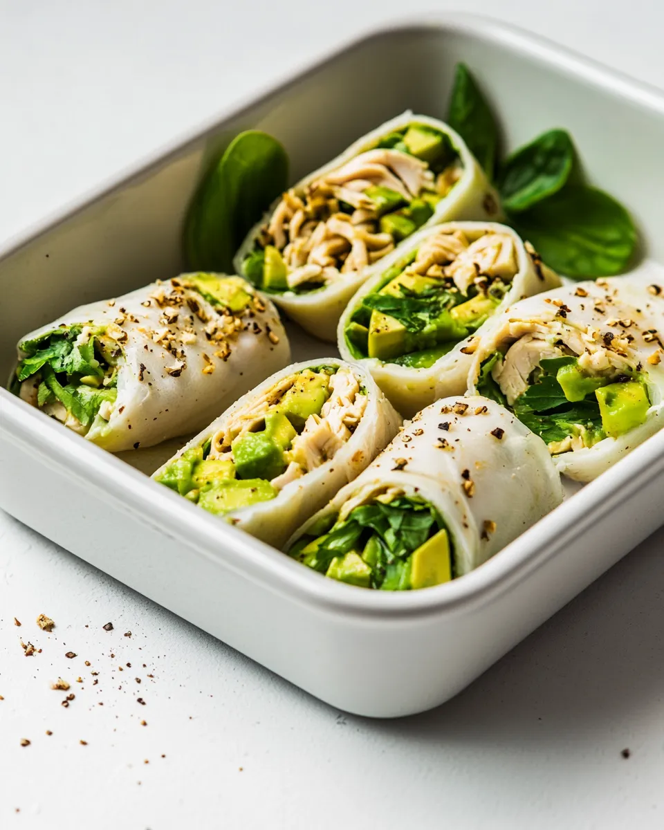Classic Turkey and Avocado Roll-Ups image