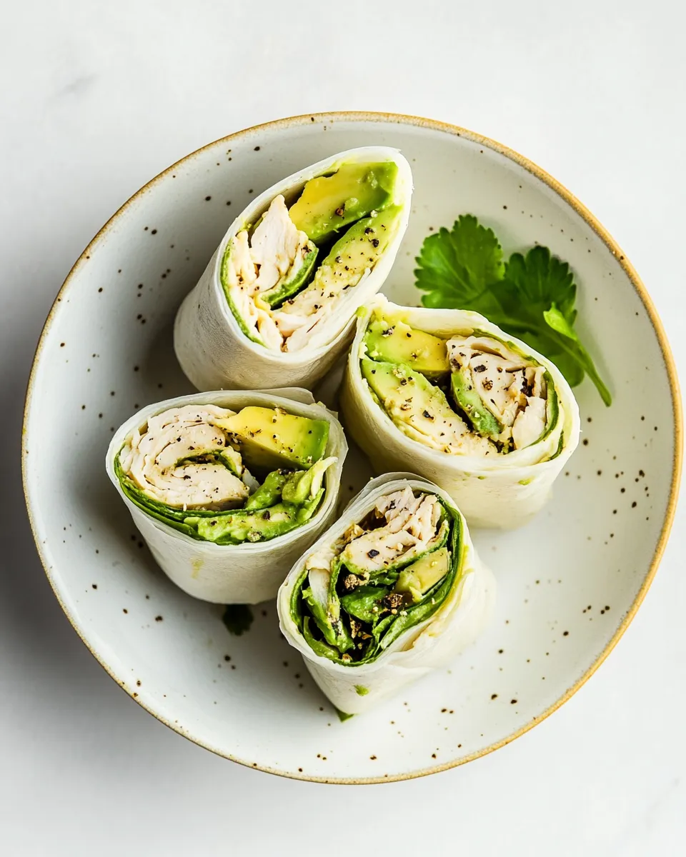 Easy Turkey and Avocado Roll-Ups recipe photo