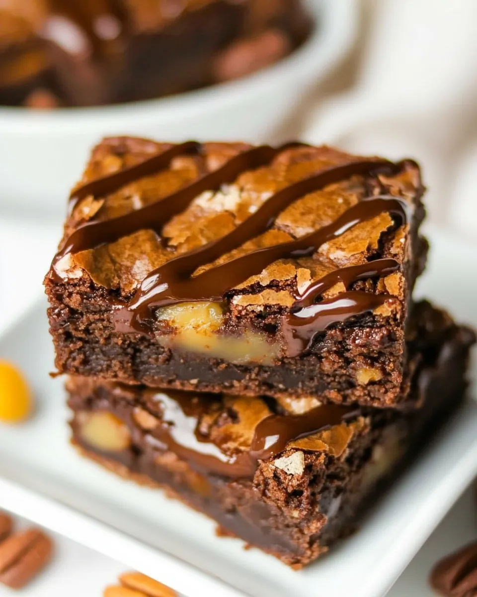 Homemade Turtle Brownies photo