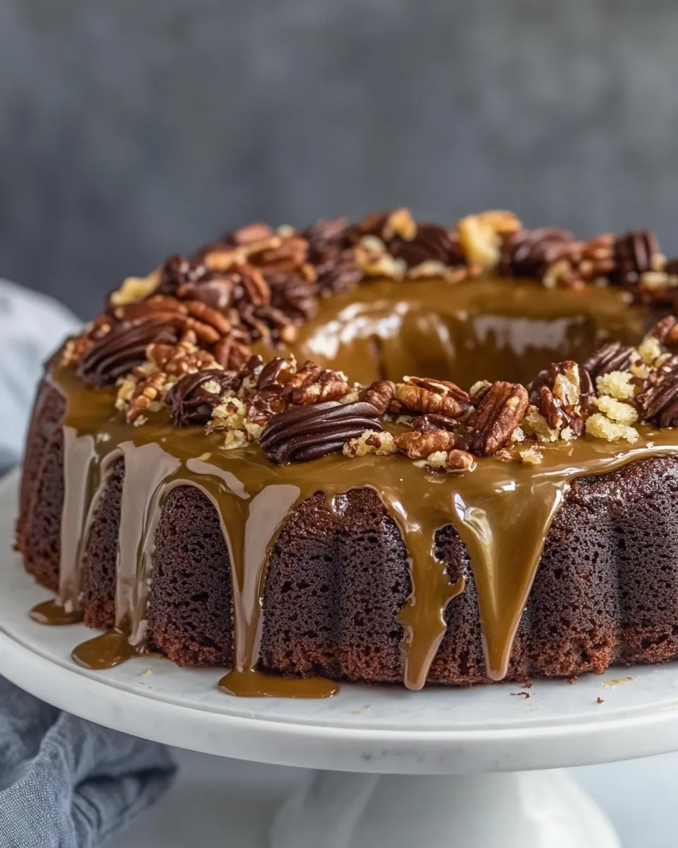 Easy Turtle Cake (Chocolate Brownie Cake Recipe) recipe photo