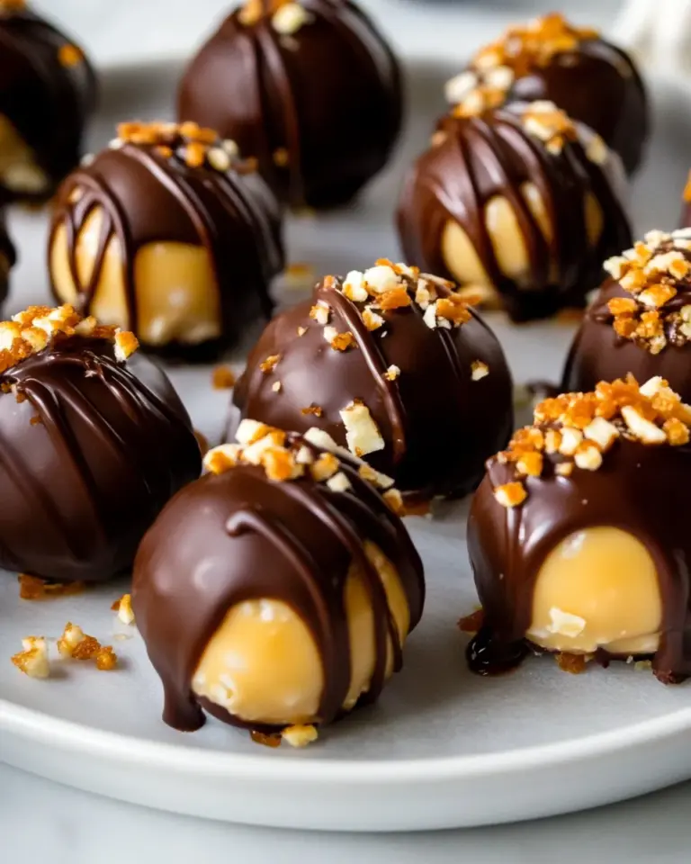 Homemade Turtle Cheesecake Truffles photo