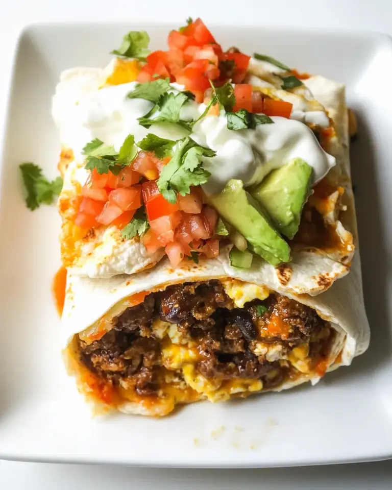 Homemade Ultimate Breakfast Burrito photo