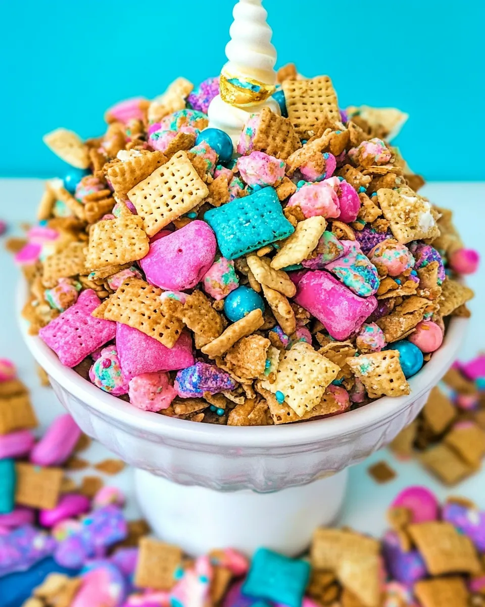 Easy Unicorn Chex Mix recipe photo