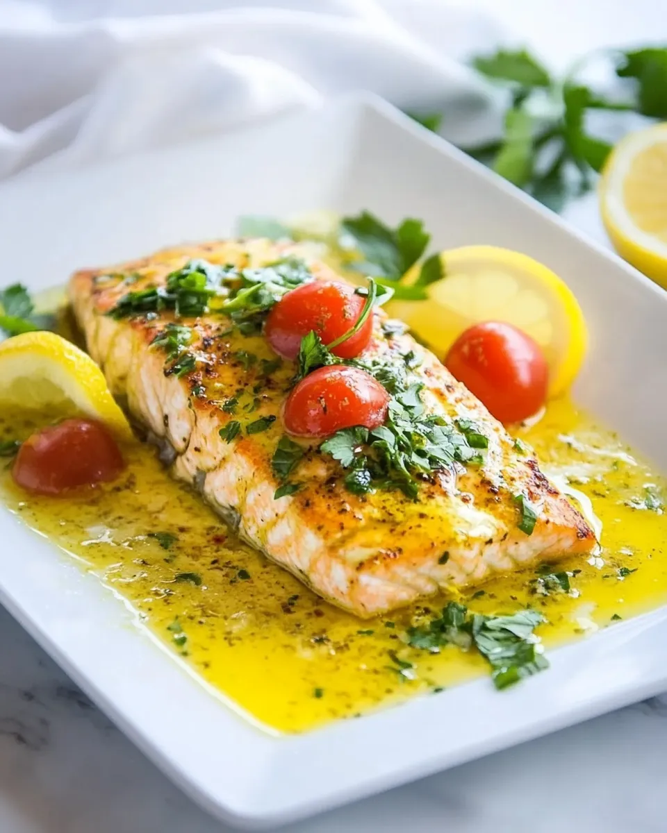 Delicious Uri Buri Lemon Turmeric Salmon image