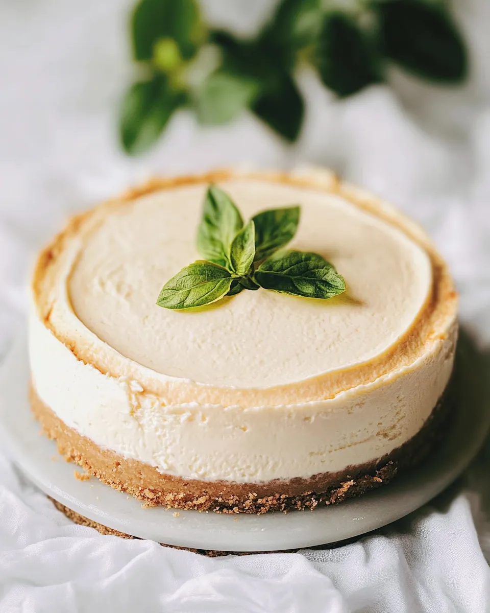 Easy Vanilla Bean Cheesecake recipe photo