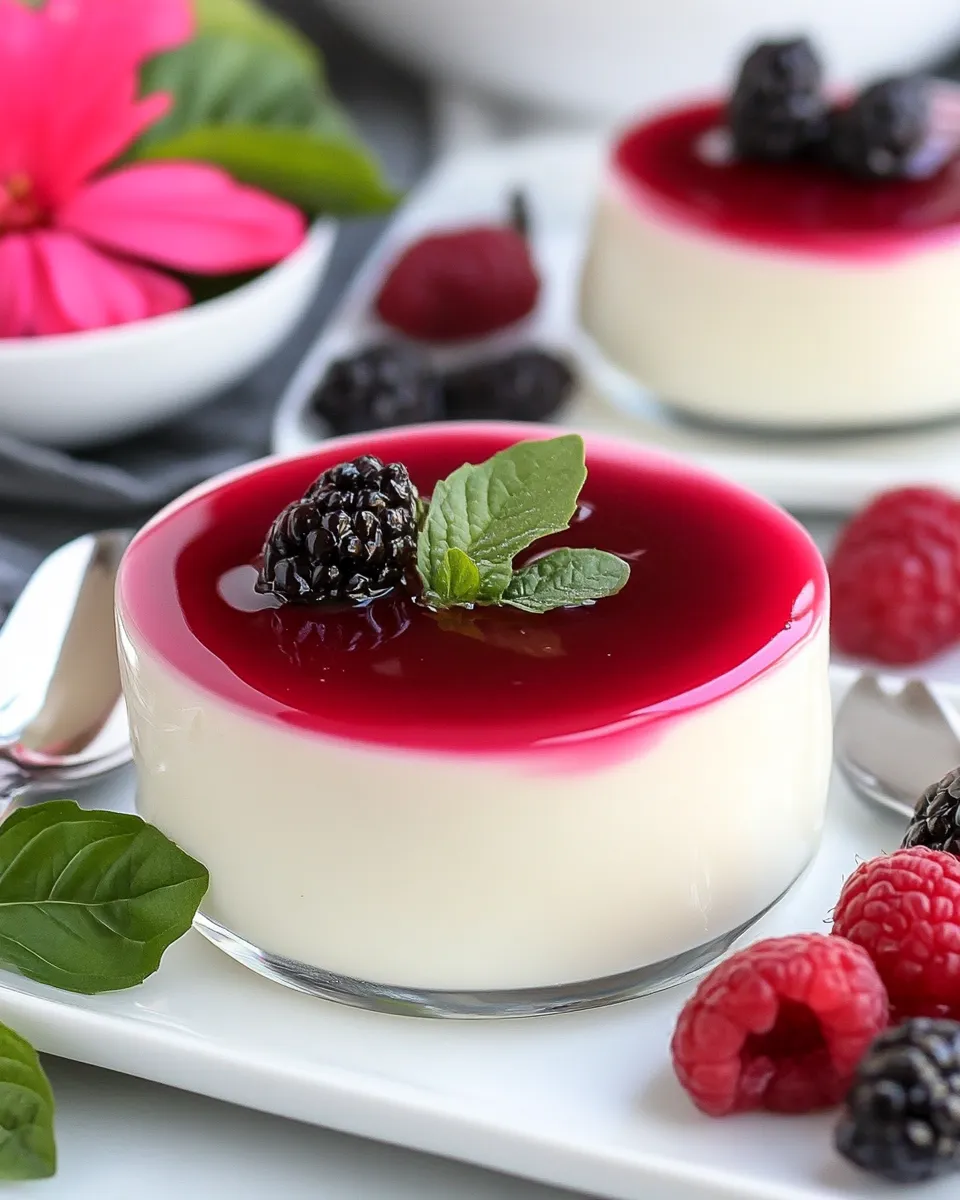Delicious Vanilla Bean Panna Cotta shot