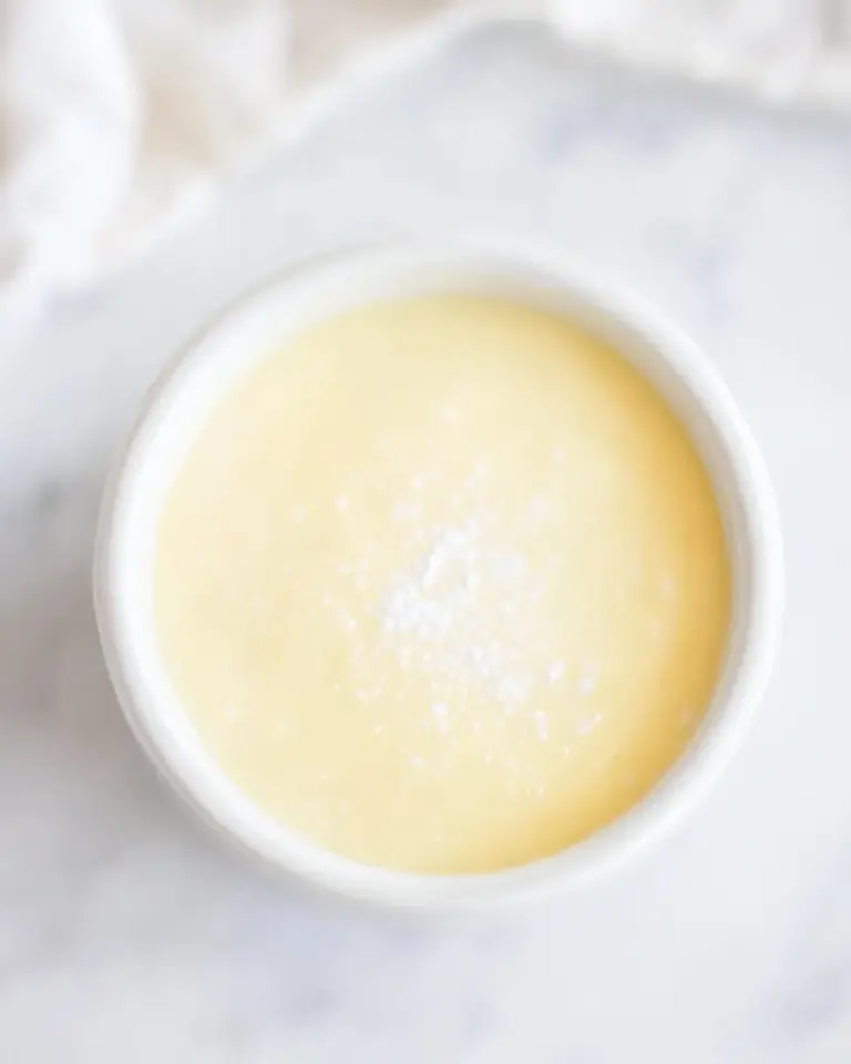 Homemade Vanilla Crme Anglaise photo