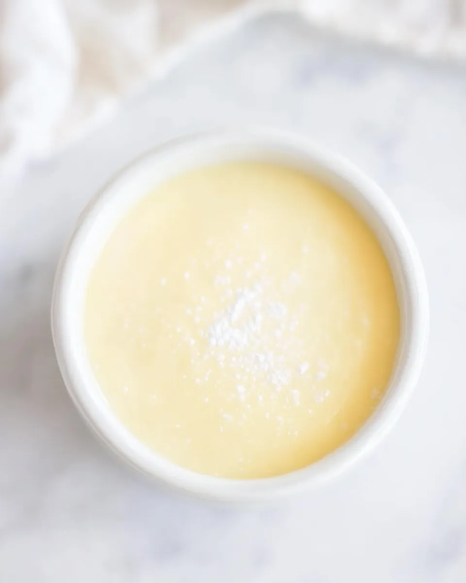 Homemade Vanilla Crme Anglaise photo