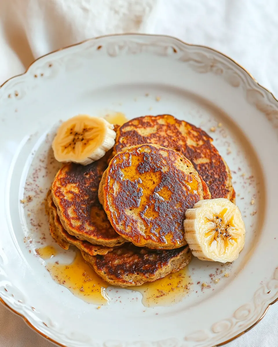 Homemade Vegan Banana Pancakes (Grain-Free, Paleo) photo